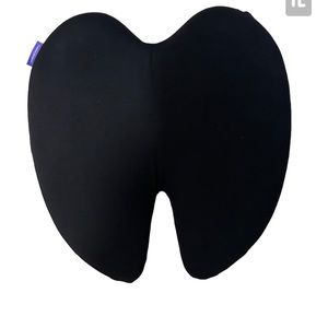 Cushion Lab Extra Dense Lumbar Pillow with strap,  NWOT, black